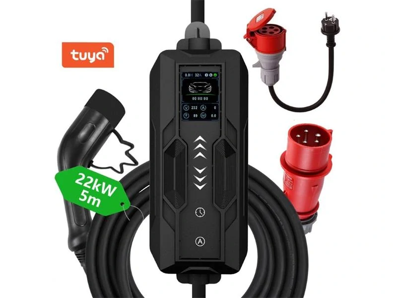 Nabíjecí stanice IMMAX NEO Lite NSE003 EV/PHEV AC Type 2 22kW WiFi Tuya cestovní
