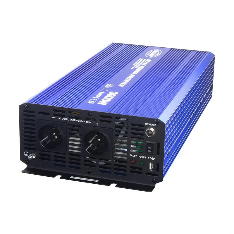 Sinusový měnič napětí Carclever 24/230V + USB, 3000W