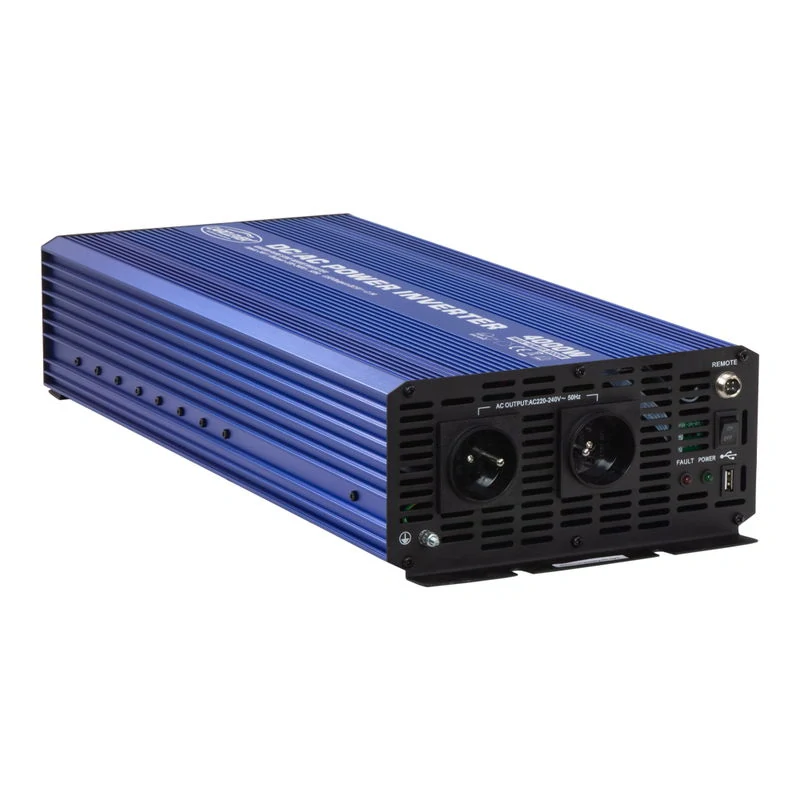 Sinusový měnič napětí Carclever 24/230V + USB, 4000W