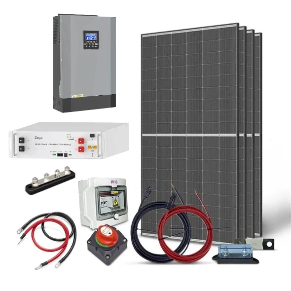 Solární sestava ostrovní TRINA 1800Wp, baterie LiFePO4 48V 100Ah, měnič 48V/230VAC 5.5kW