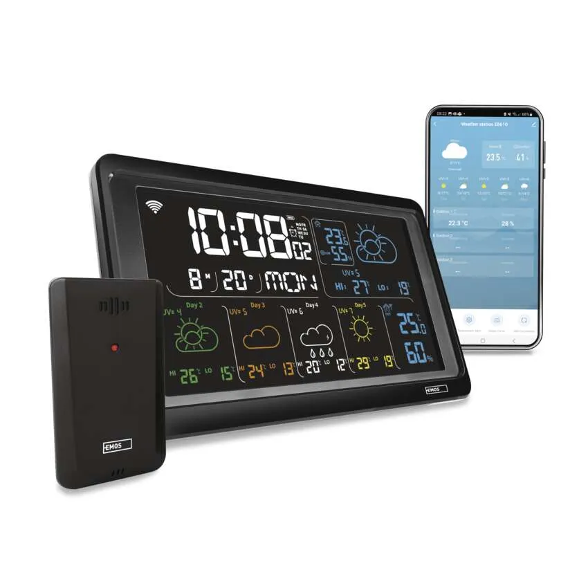 Emos E8610 GoSmart Bezdrátová meteostanice s wifi
