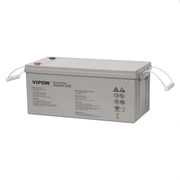 Baterie olověná 12V 200Ah VIPOW BAT0419