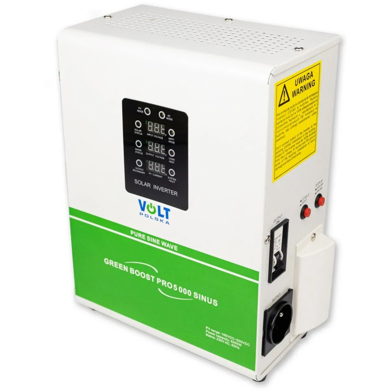 Solární měnič Volt Green Boost Pro 5000 Sinus Bypass pro ohřev vody