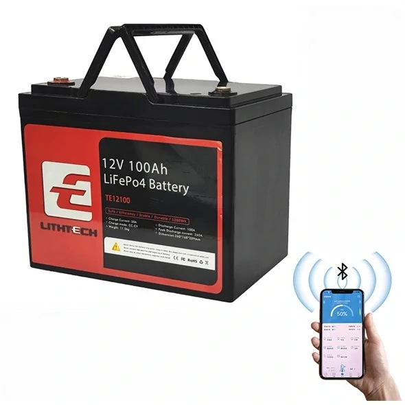 Baterie LiFePO4 12,8V 100Ah TE12100 LITHTECH Bluetooth