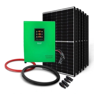 Fotovoltaický systém pro ohřev teplé vody se 6 panely