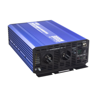 Sinusový měnič napětí CarClever 2000W 24/230V USB
