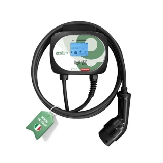 Wallbox Grohm GW22CSL 22kW 3f Type 2 Smart kab. 5m