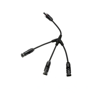 Kabel MC4 rozbočení 1x zdířka -> 3x konektor 30cm