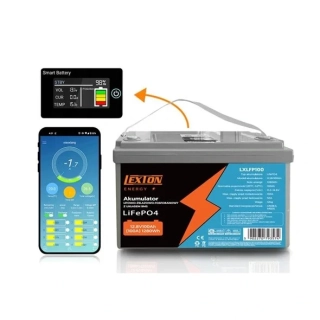 Baterie LiFePO4 LEXTON LXLFP100 12,8V 100Ah s BMS