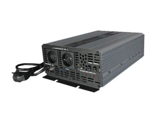 Měnič napětí CARSPA CPS2000 12V/230V 2000W čistá sinusovka+ UPS+ nabíječka