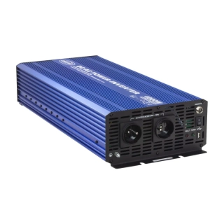 Sinusový měnič napětí Carclever 12/230V + USB, 4000W