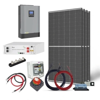 Solární sestava ostrovní TRINA 1800Wp, baterie LiFePO4 48V 100Ah, měnič 48V/230VAC 5.5kW