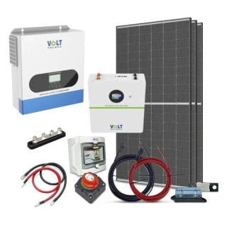 Solární sestava ostrovní TRINA 1365Wp, baterie LiFePO4 24V 150Ah, měnič 24V/230VAC 4,2kW