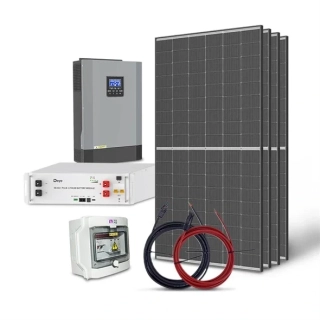 Solární sestava ostrovní TRINA 1820Wp, LiFePO4 51,2V 100Ah DEYE, měnič 48V/230VAC 5500W